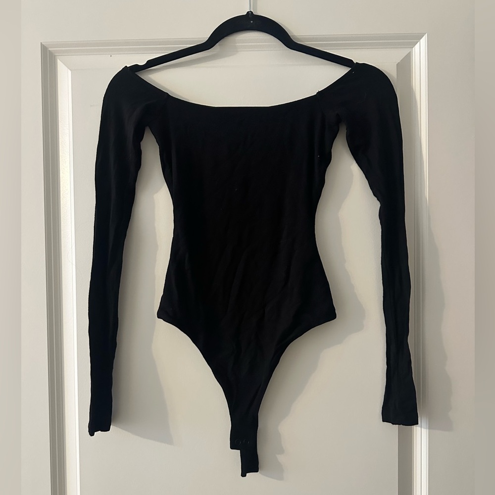 Naked Wardrobe Off The Shoulder Bodysuit